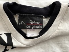 90s Vtg DISNEY All Over MICKEY MOUSE Print RING NECK T-SHIRT Park Exclusive AOP