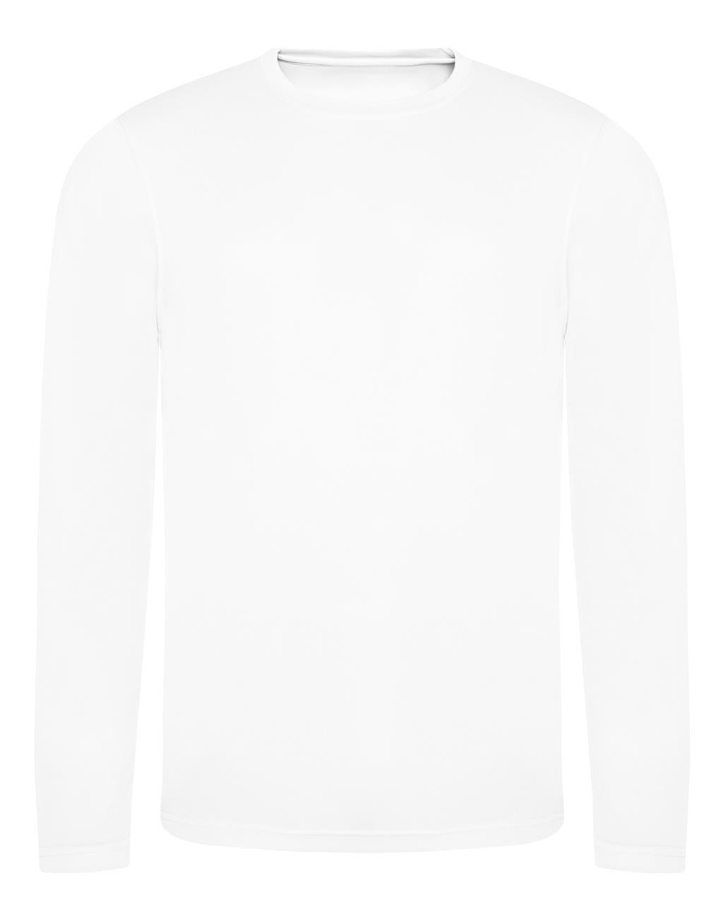 Mens Long Sleeve Polyester T Shirt Cool Quick Dry Wicking Training Top AWDis gallery