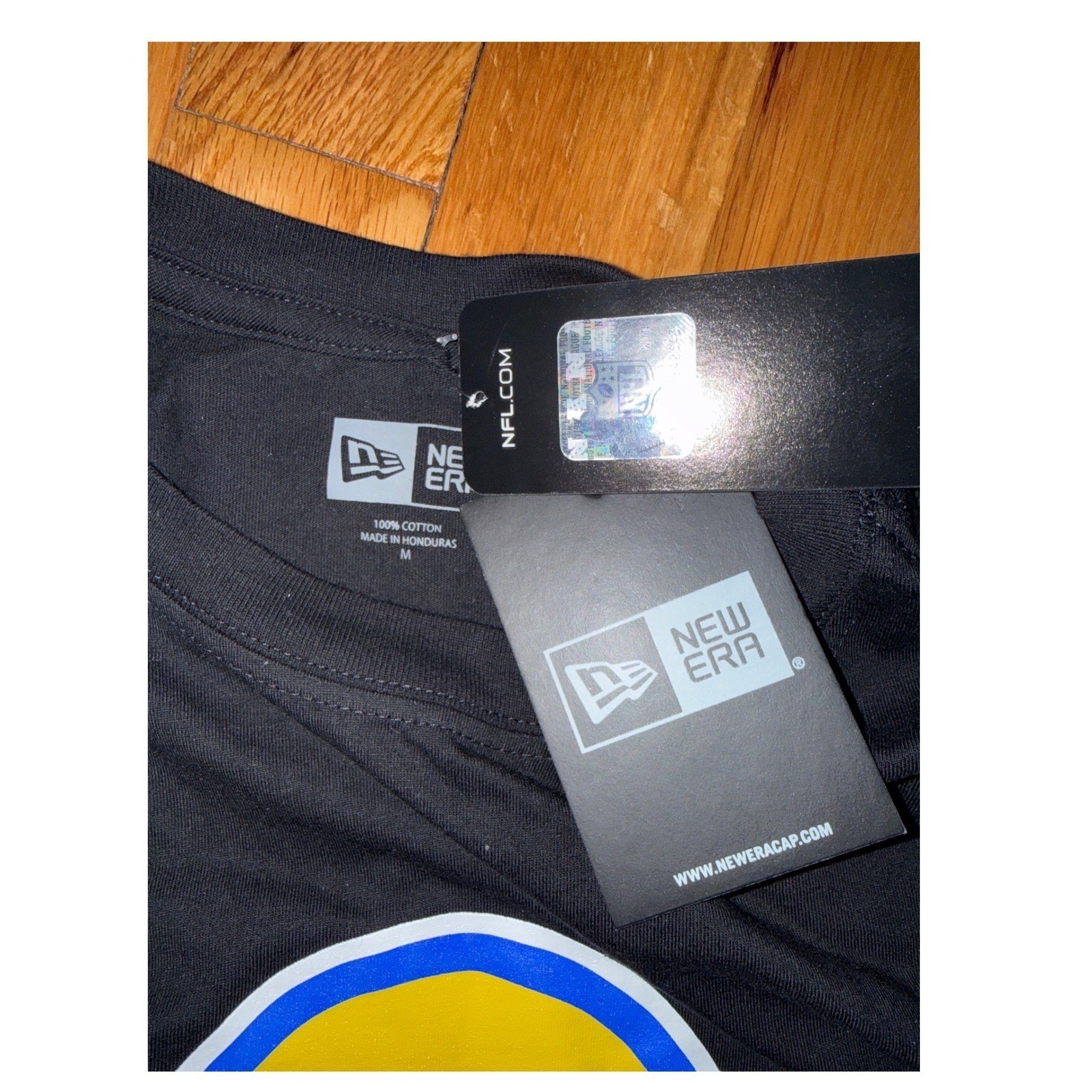 New Era NFL Rams vs Seahawks SoFi Stadium Dec 19 2021 Matchup T-Shirt Black Mens gallery