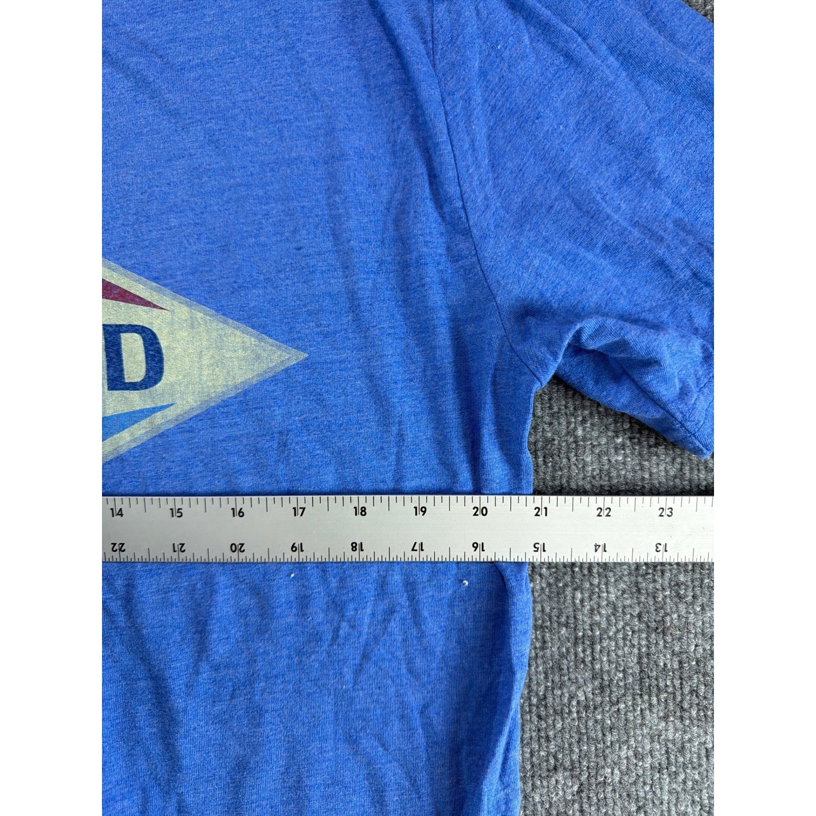 NWT Blue 84 Bend Oregon Graphic T-Shirt Mens Large Royal Blue Heather Tri-Blend gallery