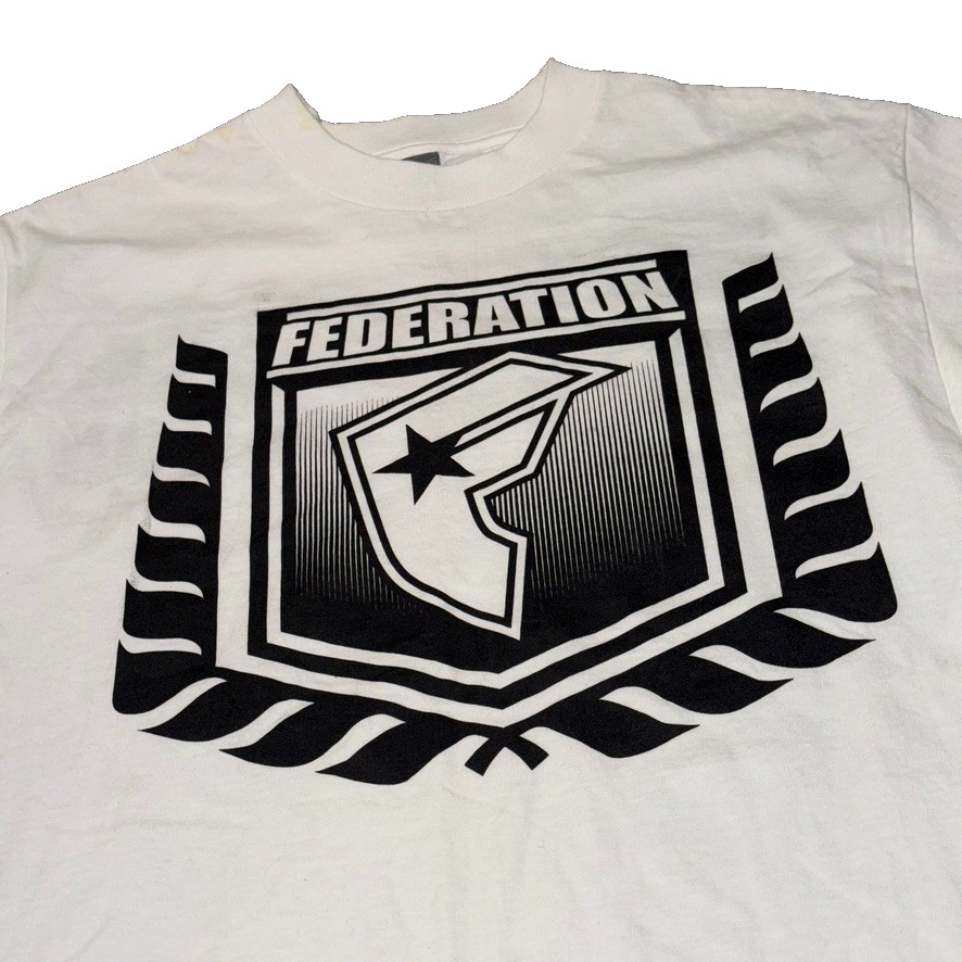 Famous Stars & Straps Federation Tee Mens M Double Sided Live Fast Die Fun gallery