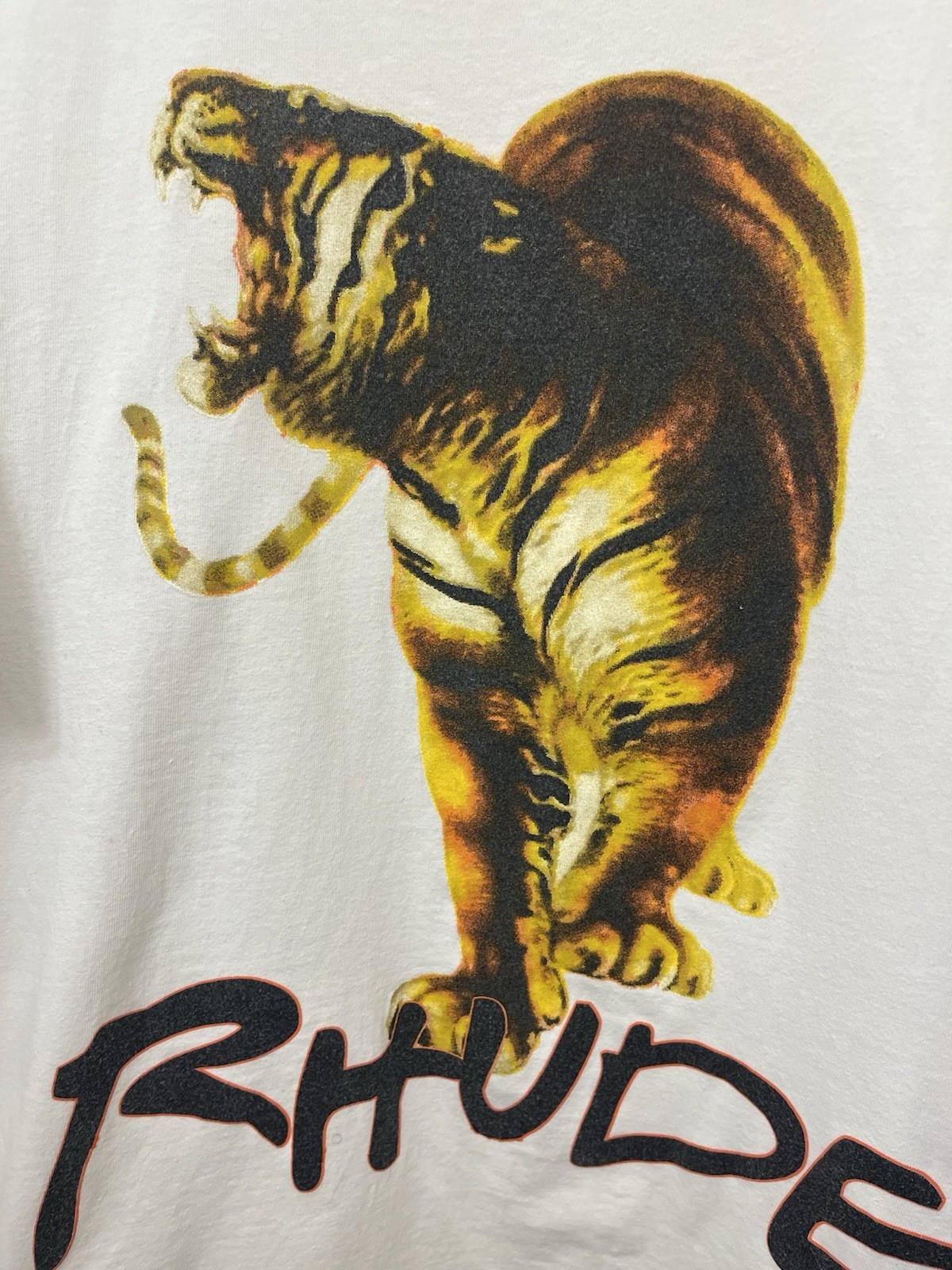 Rhude Tiger Graphic Men’s T Shirt Size Small gallery