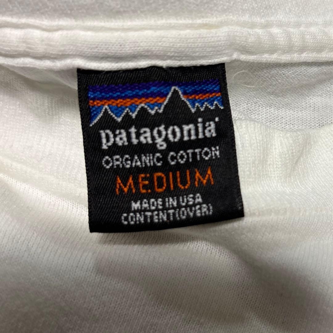 Patagonia Sapporo Hokusai Wave Vintage T-Shirt Made in USA Size M White gallery