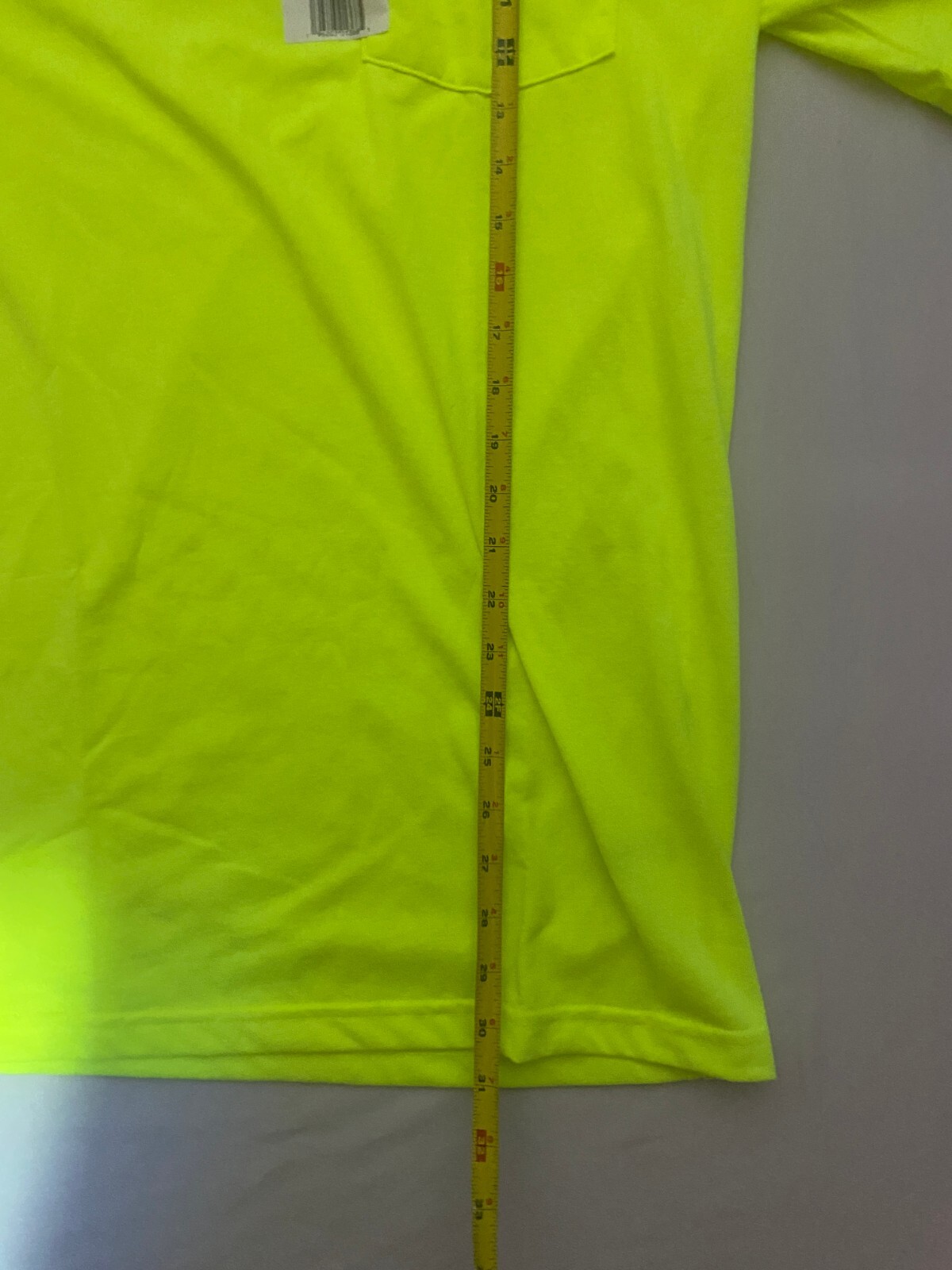 Wrangler Workwear T Shirt Men’s Large Safety Yellow Green gallery