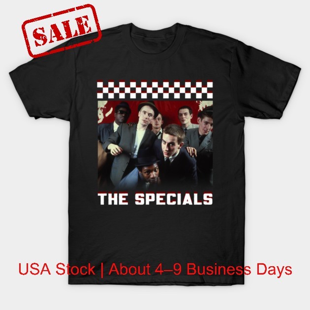The Specials Reggae T-Shirt 2-Tone Ska Music Tribute Graphic Tee Size S-4XL