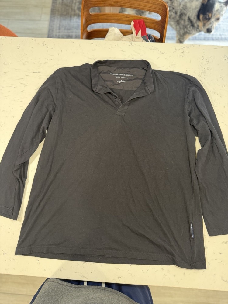 Porsche Design Van Laack Black Long Sleeve