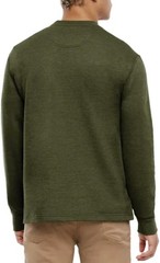 Orvis Men’s Long Sleeve Crewneck Pullover, Green, Size L