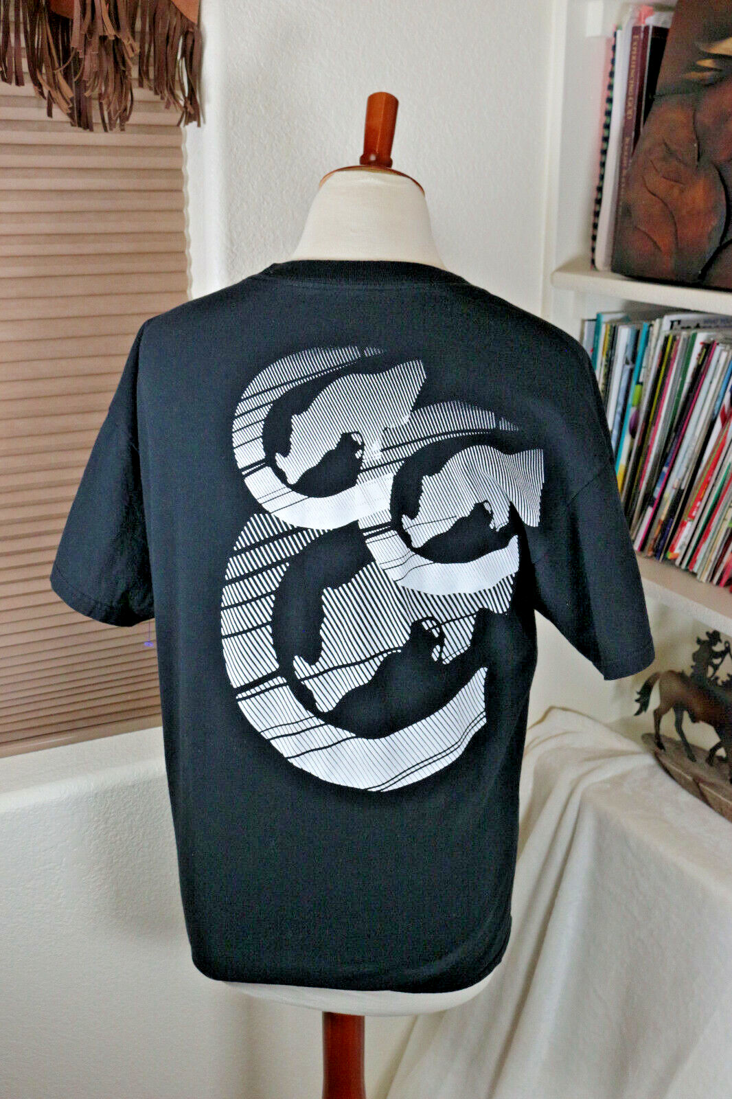 Echo Unlimited Mens Shirt Large Graphic Black Cotton Defined by Design Rhino gallery