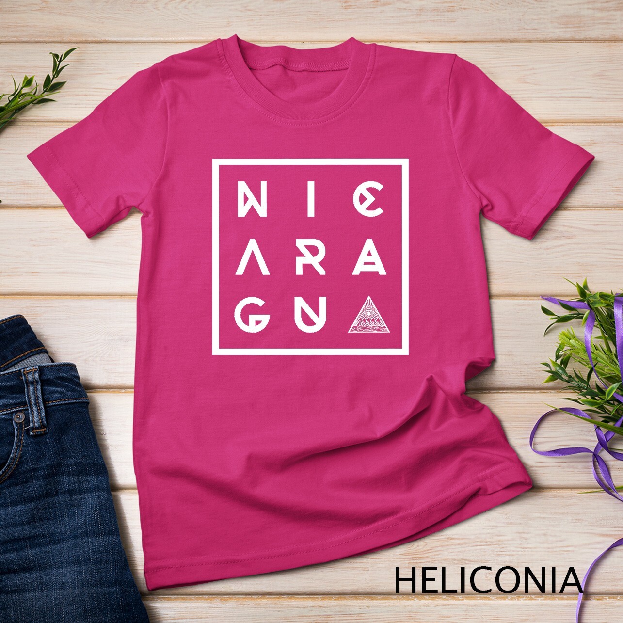 Geometric Nicaragua Premium T-Shirt Unisex T-shirt gallery