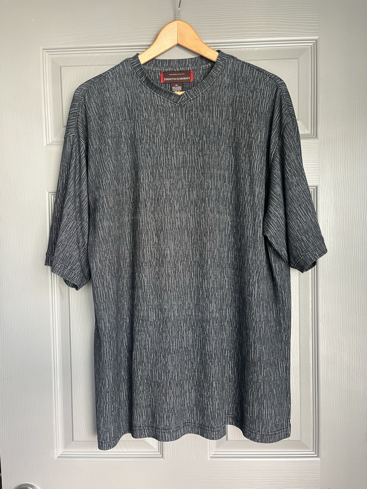 Johnston & Murphy Slab Crew Heather Gray T-shirt Men’s XL