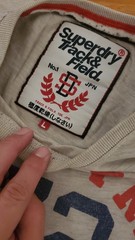 Superdry Track & Field Trials 72 Graphic Logo Crew Neck Cotton T-Shirt Men’s L
