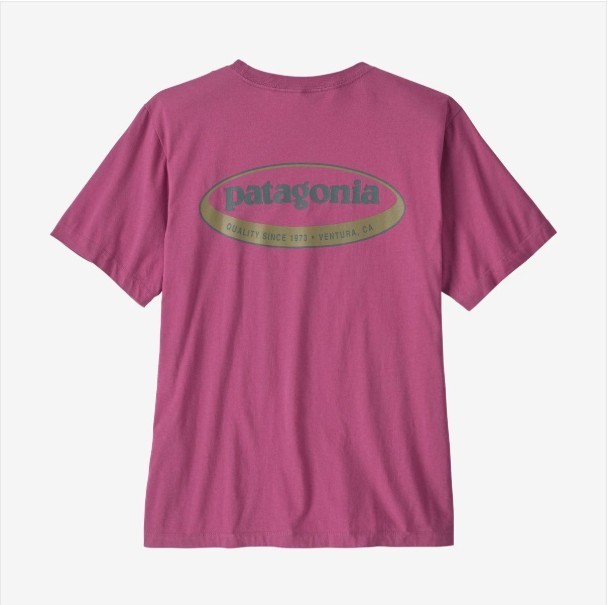 Authentic Patagonia Mens 95 Oval Logo Organic Cotton T-Shirt Brand New Free gallery