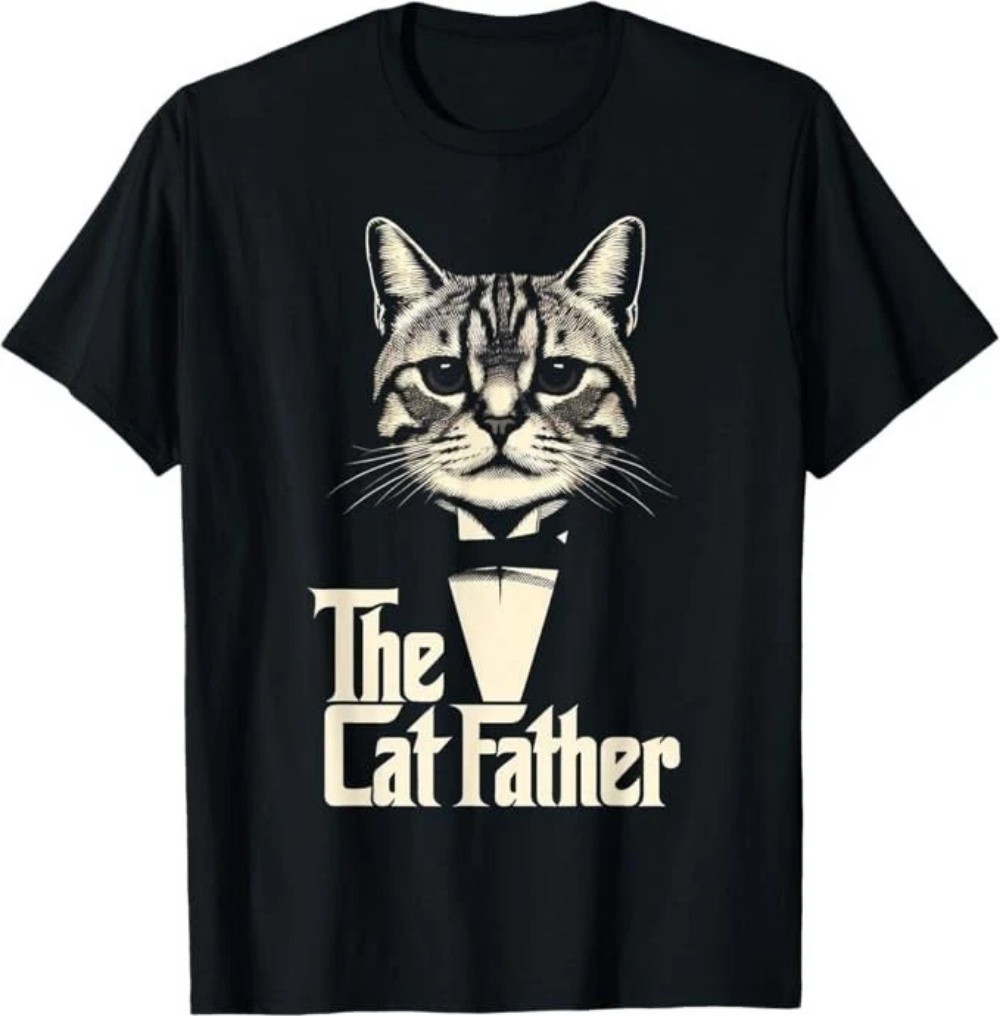 Funny The Cat Father Cat Dad T-Shirt