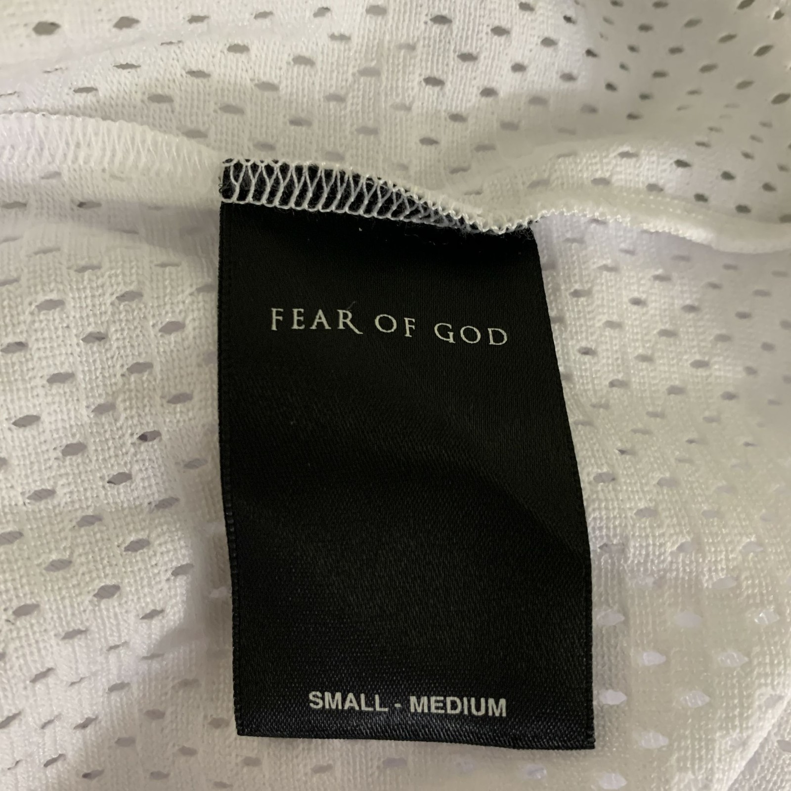 FEAR OF GOD Size S White Polyester Silk Jersey T-shirt gallery