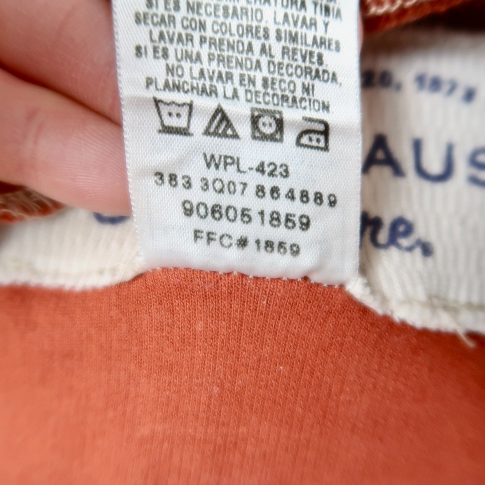 Y2K Levis Signature Henley Shirt Mens L Burnt Orange Long Sleeve Contrast Stitch gallery