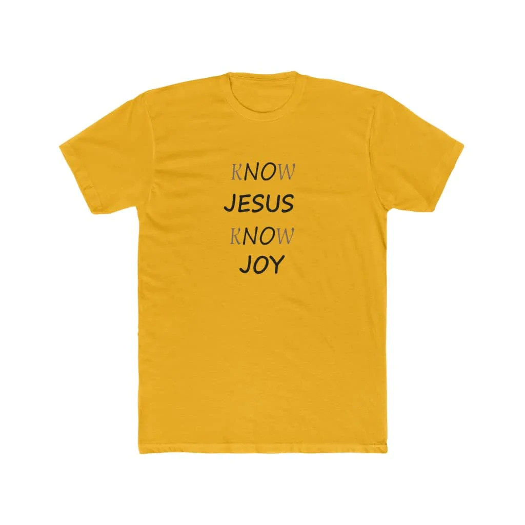 Next Level 3600 Soft Cotton Tee "KNOW JESUS KNOW JOY" gallery