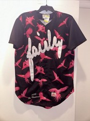 Fairly Sik Silk Baseball Jersey The Movement 2012 Parrot Men’s Size Large Rare