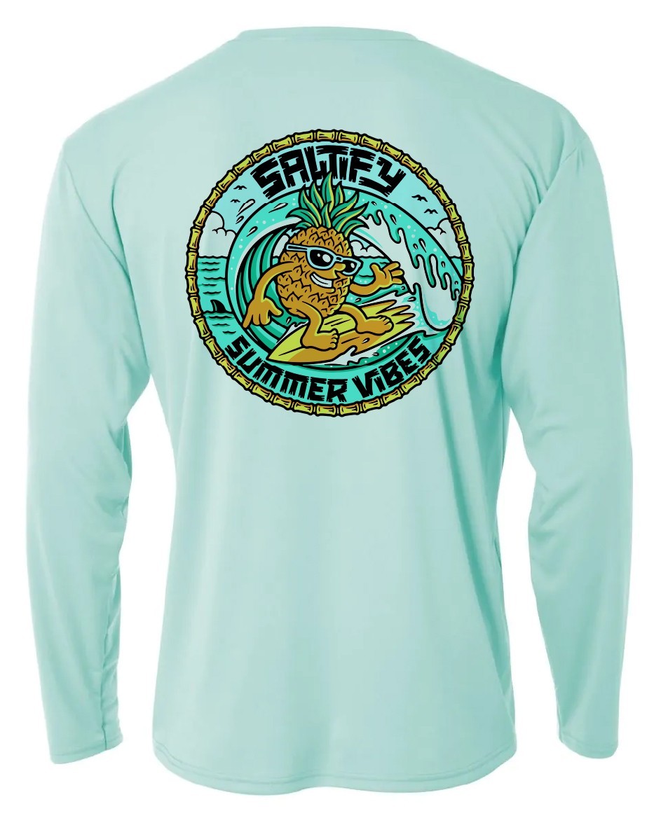 Long Sleeve Microfiber Fishing Boating UPF 50 Sun Protection Shirt gallery