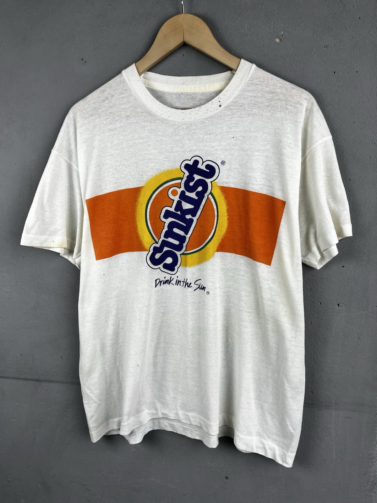 VTG 70s Sunkist Soda Promo T-shirt – Orange