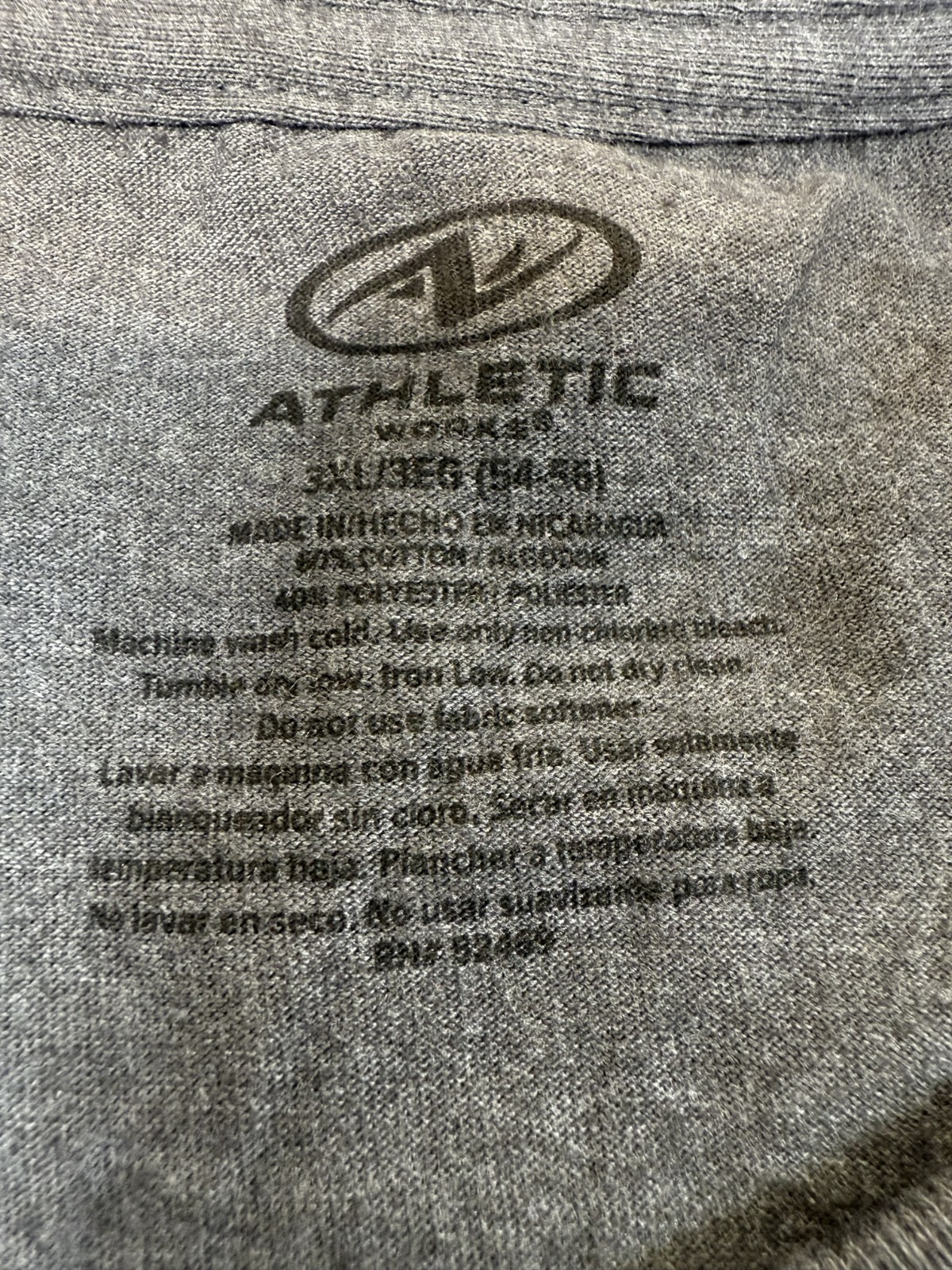 Men's Shirts, (New w/tags), Athletic Works, S/S Crew Neck Pocket Tee 3XL (54-56) gallery
