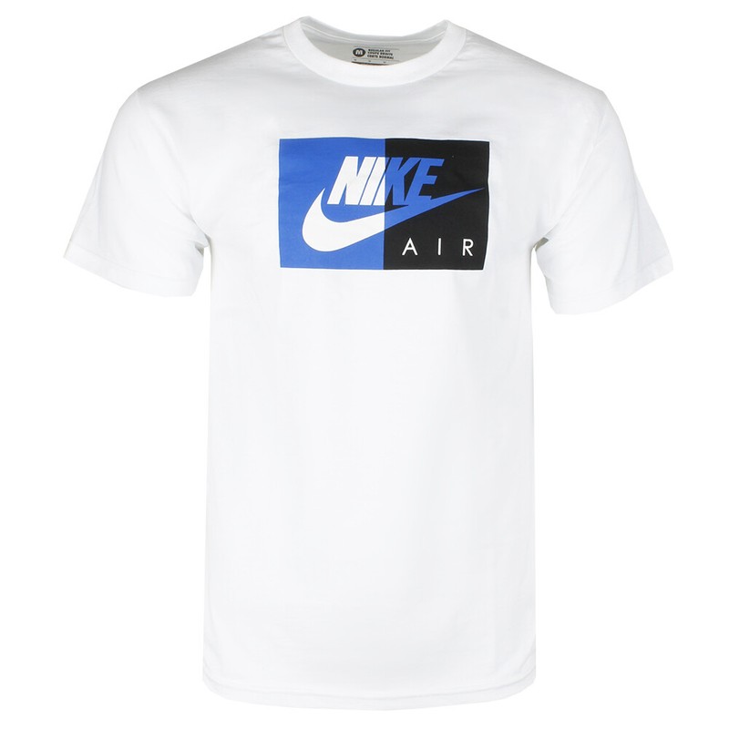 Nike Air Men's Athletic Short Sleeve Color Blocked Logo Gym Graphic T-Shirt gallery
