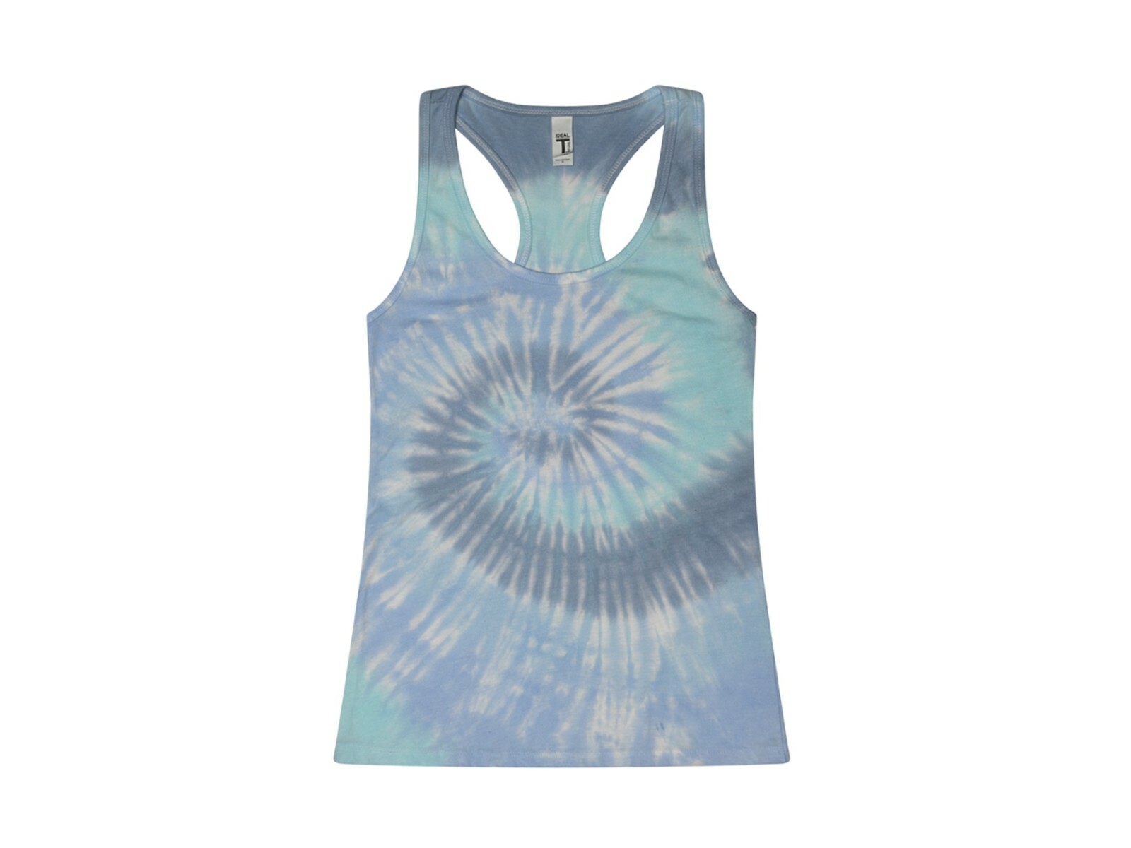 Multi-Color Tie Dye Racerback Tank Top Sleeveless T-Shirt Adult XS -XXL Cotton gallery
