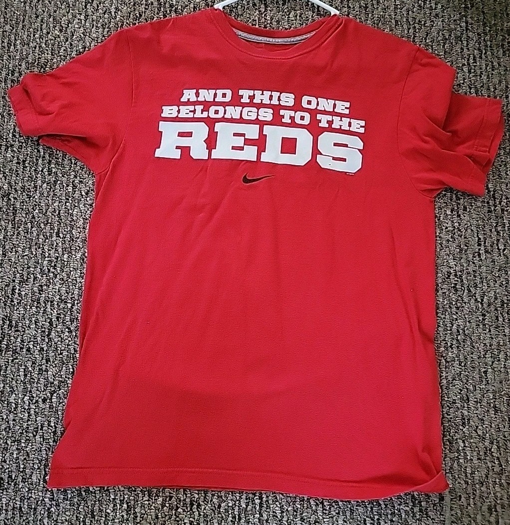 Nike Cincinnati Reds Red T-Shirt Size L And This One Belongs To The Reds MLB NL gallery