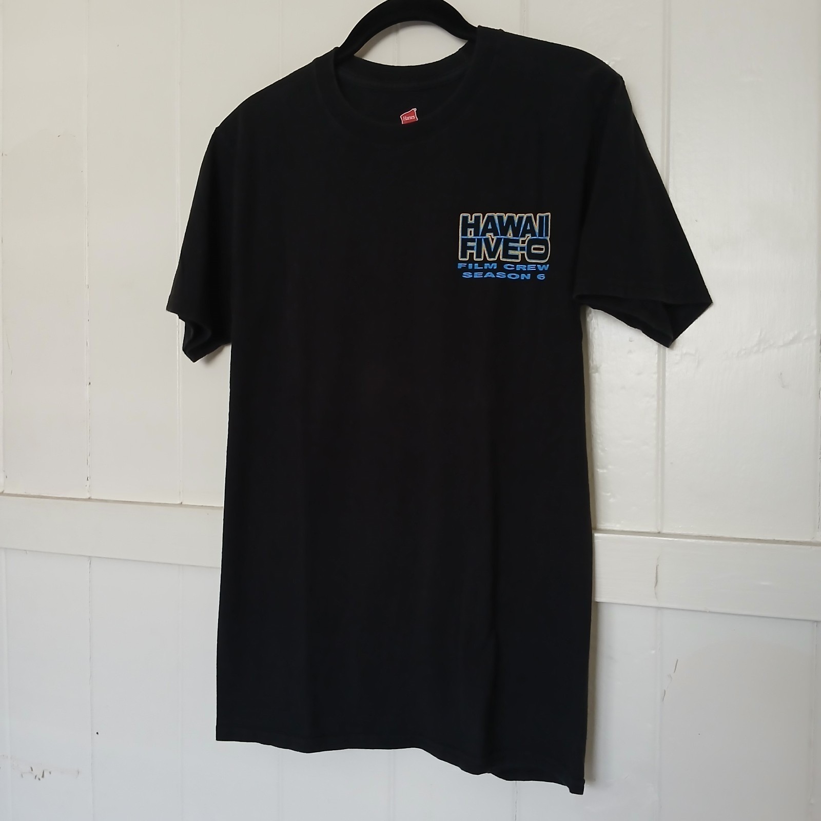 Hawaii Five-O T-Shirt FILM CREW Season 6 Tee Men's Small Black Cotton 5 0 gallery