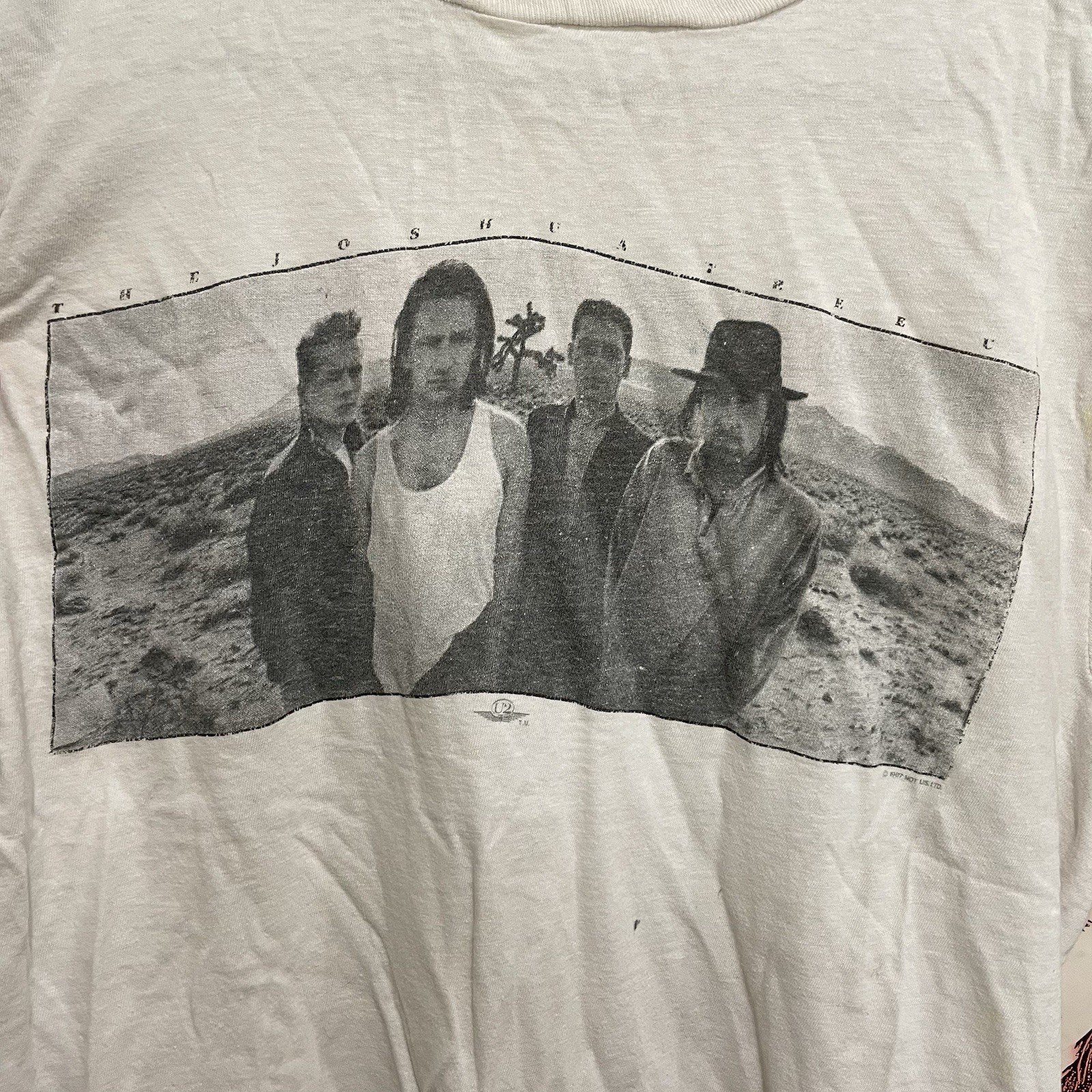 Vintage 80s U2 Joshua Tree Band Shirt Tour (1987) gallery