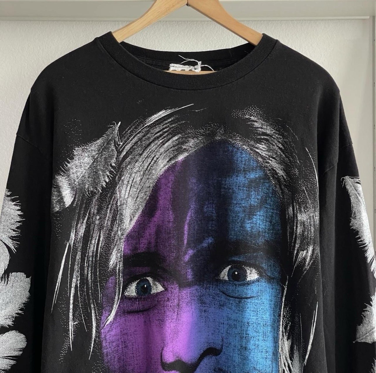 Vintage Nirvana Kurt Cobain Long Sleeve Shirt gallery