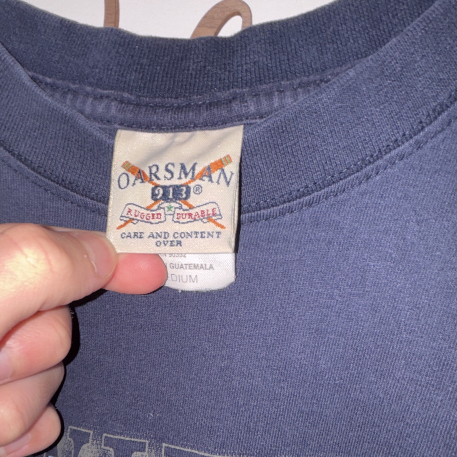 Oarsman 913 US Air Force Military Graphic Tee Men’s Navy Cotton Knit M gallery