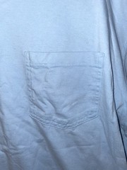 Duluth Trading Relaxed Fit Longtail T Shirt Mens XL Blue Pocket Tee Crewneck