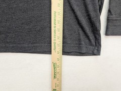 Croft & Barrow Men’s Henley Long Sleeve T-Shirt Size M Gray Classic