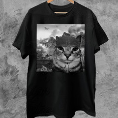 Funny Cat Soldier Graphic Tee Kitten Meme T-Shirt Unisex Gift