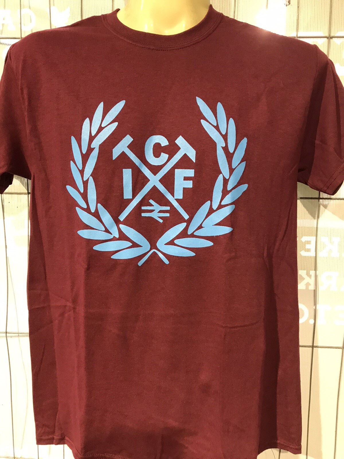 Reprint West Ham Fan T.shirt Design By Seller ICF COYI Hammers All Sizes gallery