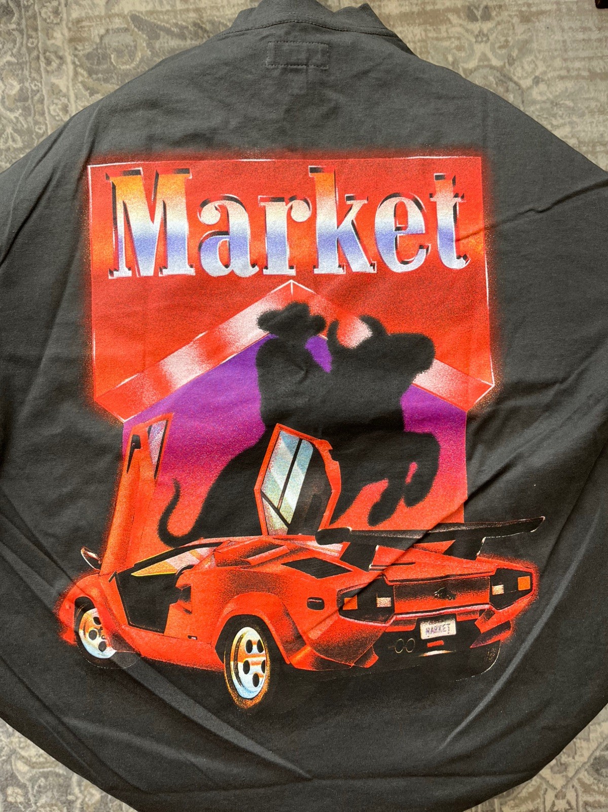 Market Studio Large Men’s T-Shirt Sold Out Bull Rider / Marlboro Design. NWT gallery