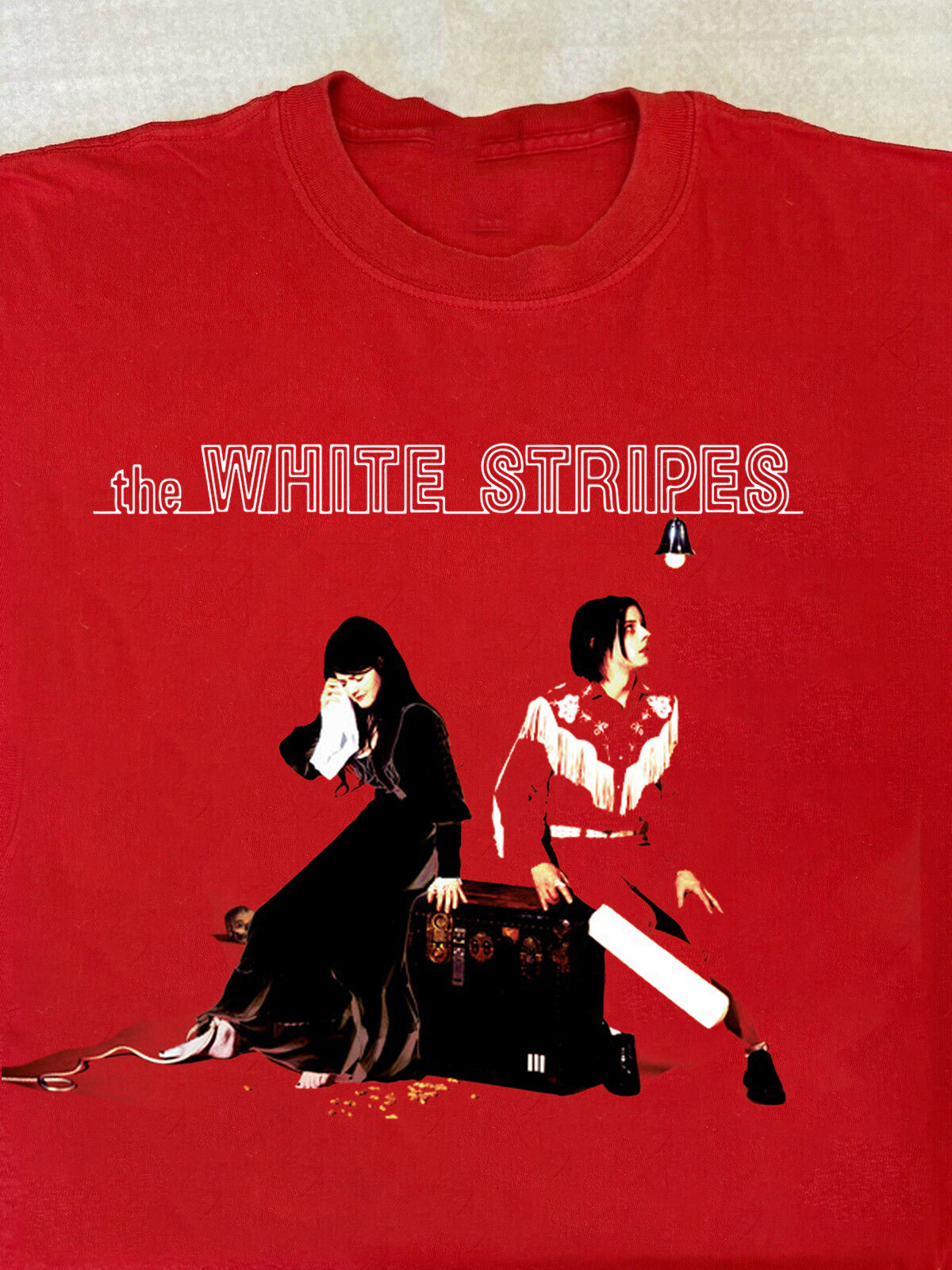 Rare The White Stripes Band Gift For Fan Red S-2345XL Unisex T Shirt QT1440 gallery