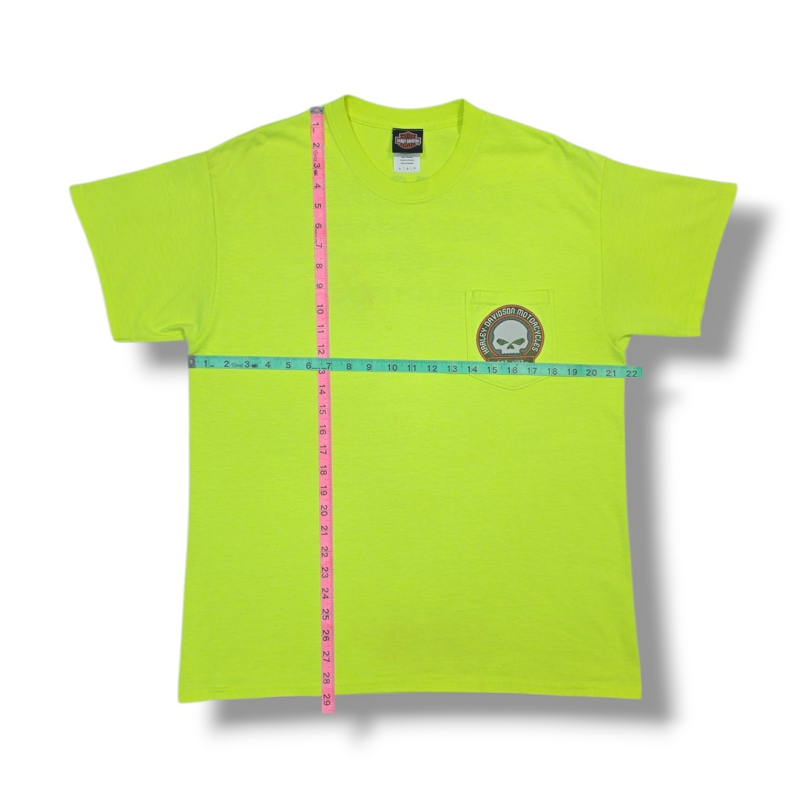 Harley-Davidson Panama City Beach, FL Beach Shack Neon Yellow T-Shirt Men's L gallery