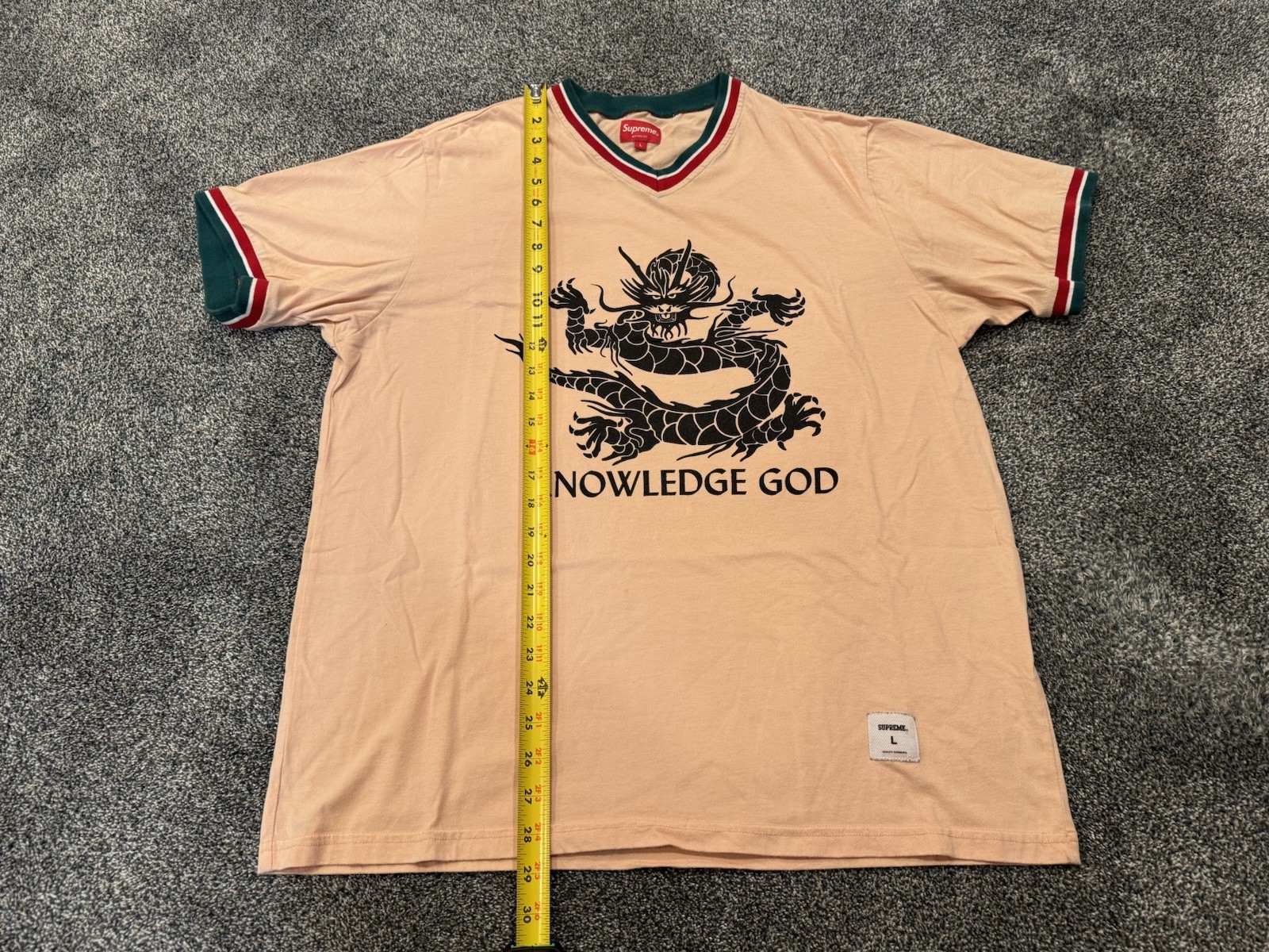 Supreme Knowledge God Dragon T-Shirt Size Large gallery