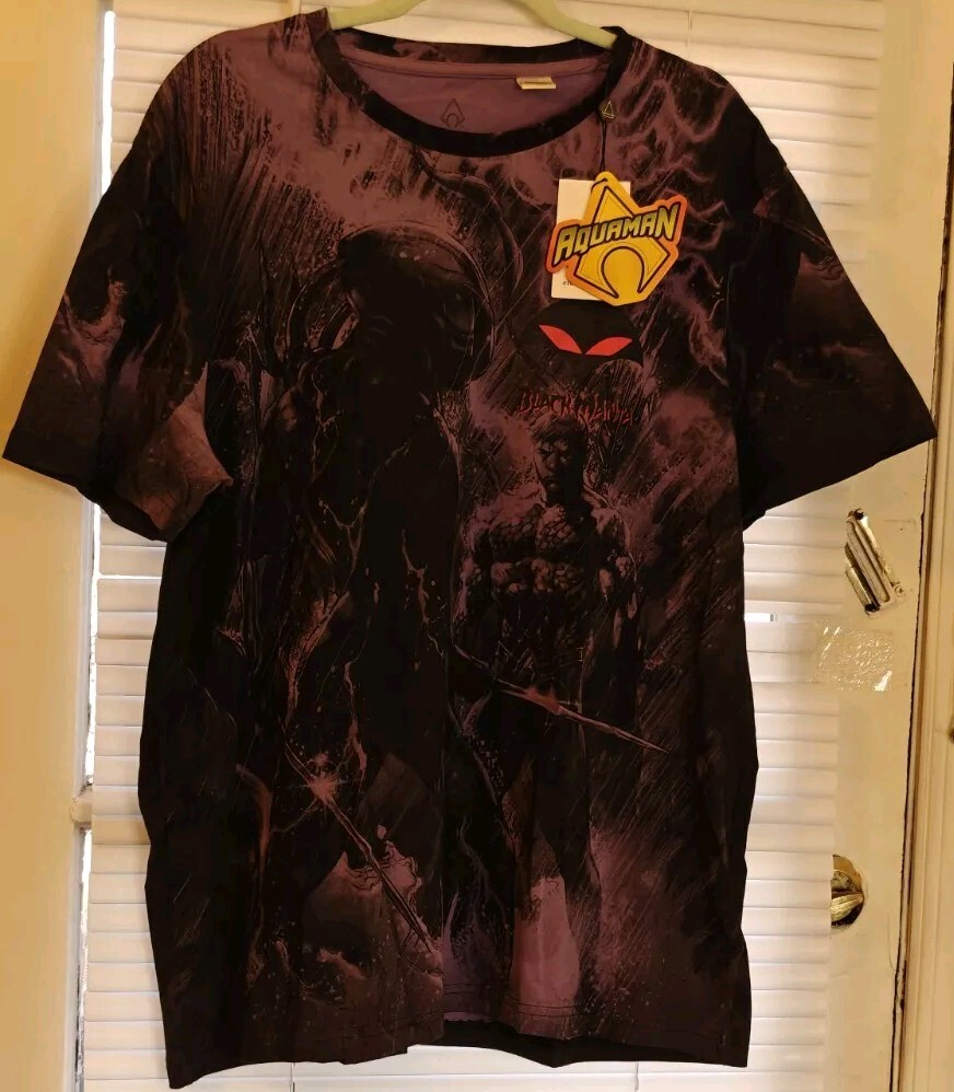 Elevenparis Eleven Paris Black Manta Graphic Tee T-Shirt Mist Aquaman XL NWT $75 gallery