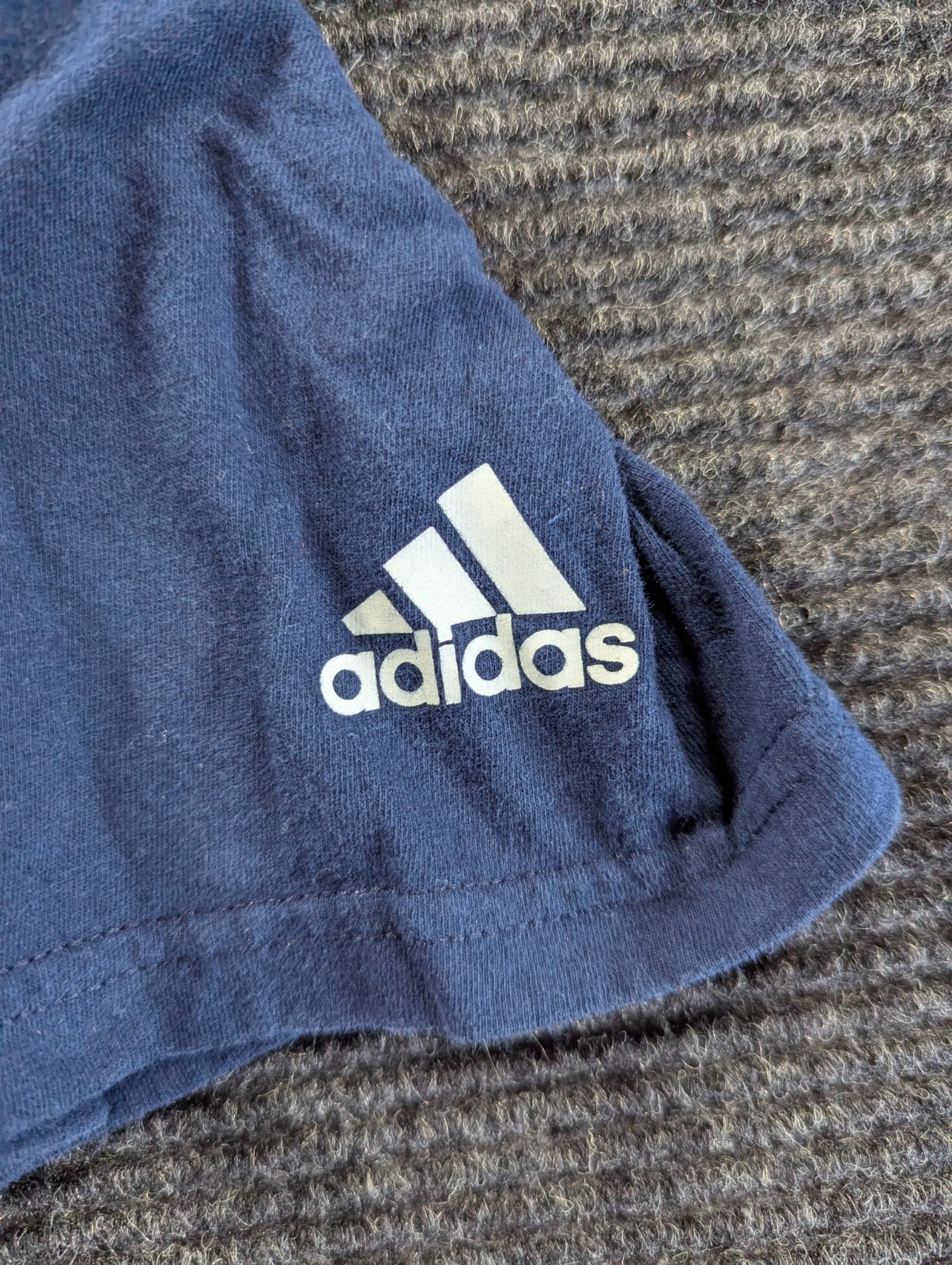 Adidas The Go to Tee Men Large Blue Trolls Volleyball Trinity Christian Crewneck gallery