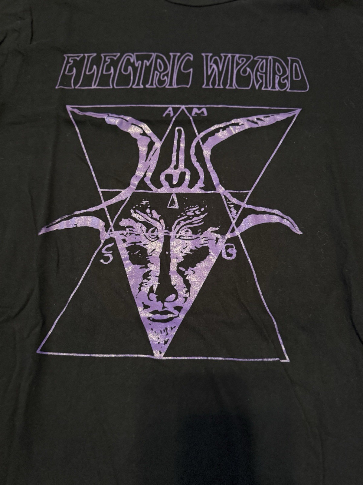 Electric Wizard - Rare Band T-Shirt - Size Large L - Pentagram Goat Graphic gallery