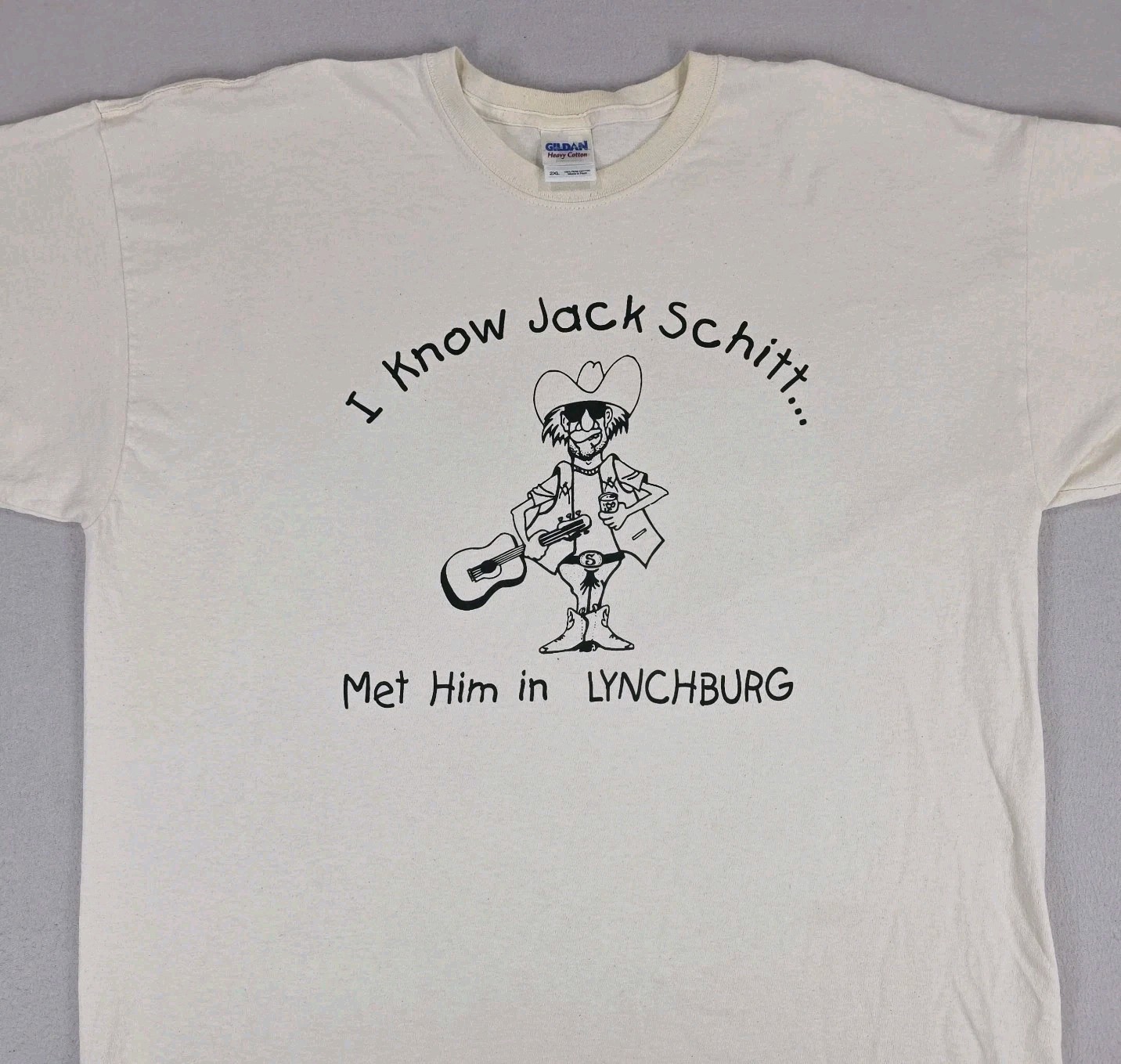 I Know Jack Shirt Mens 2XL Double Sided Western Lynchburg Cowboy Funny Comic gallery