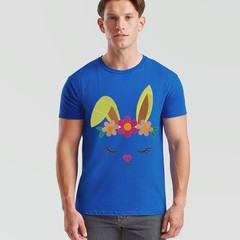 Cute Easter Bunny Face Unisex Tshirt Spring Holiday Apparel
