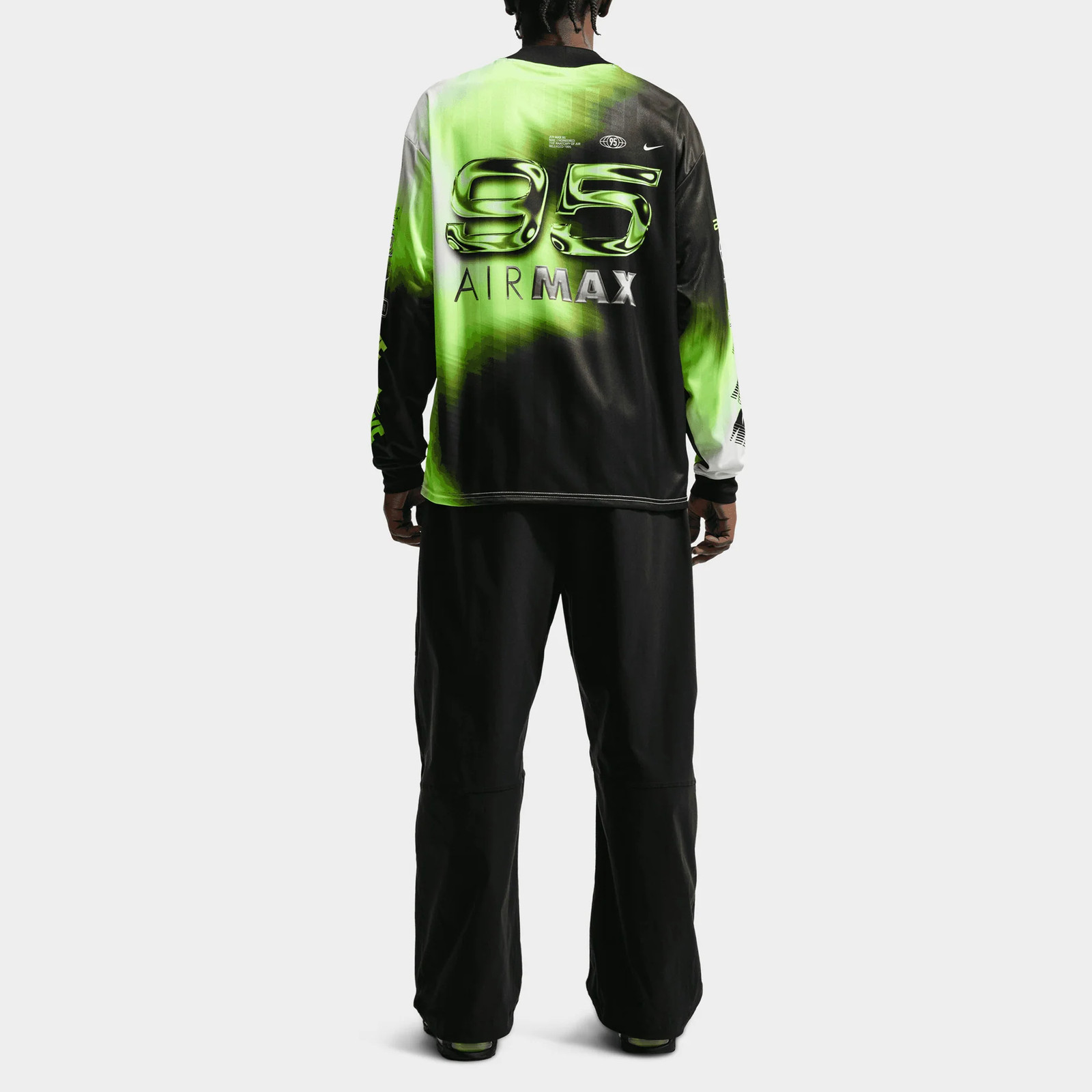 Nike Air Max 95 Neon Pullover Stand Collar Long Sleeve T-Shirt gallery
