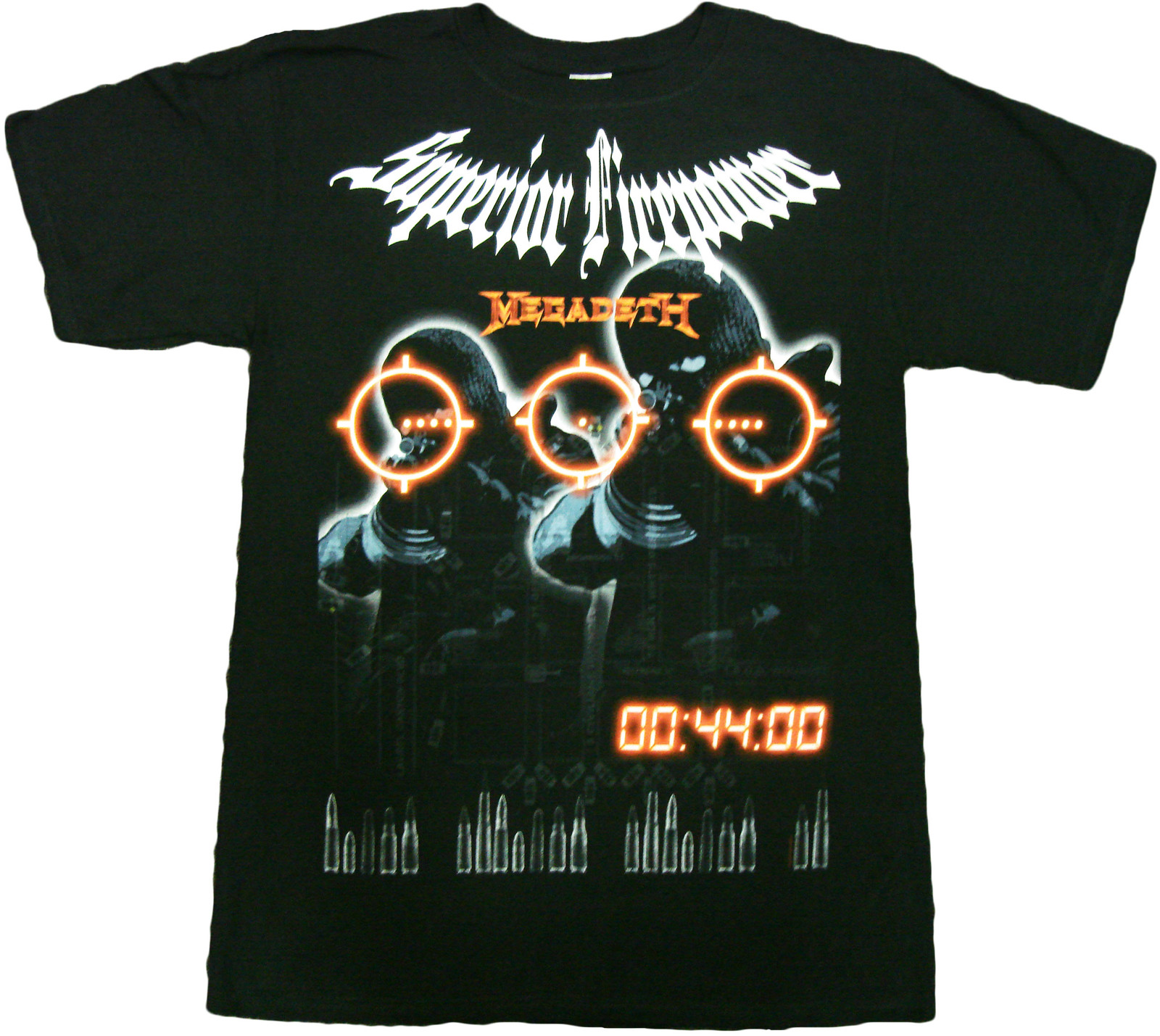 Megadeth Superior Firepower Adult T-Shirt - Heavy Thrash Metal Band Music gallery