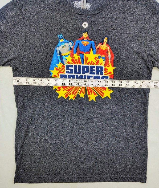 NWT McFarlane Toys DC Super-Powers Figures T-Shirt SDCC Exclusive Sz M Blue NEW gallery