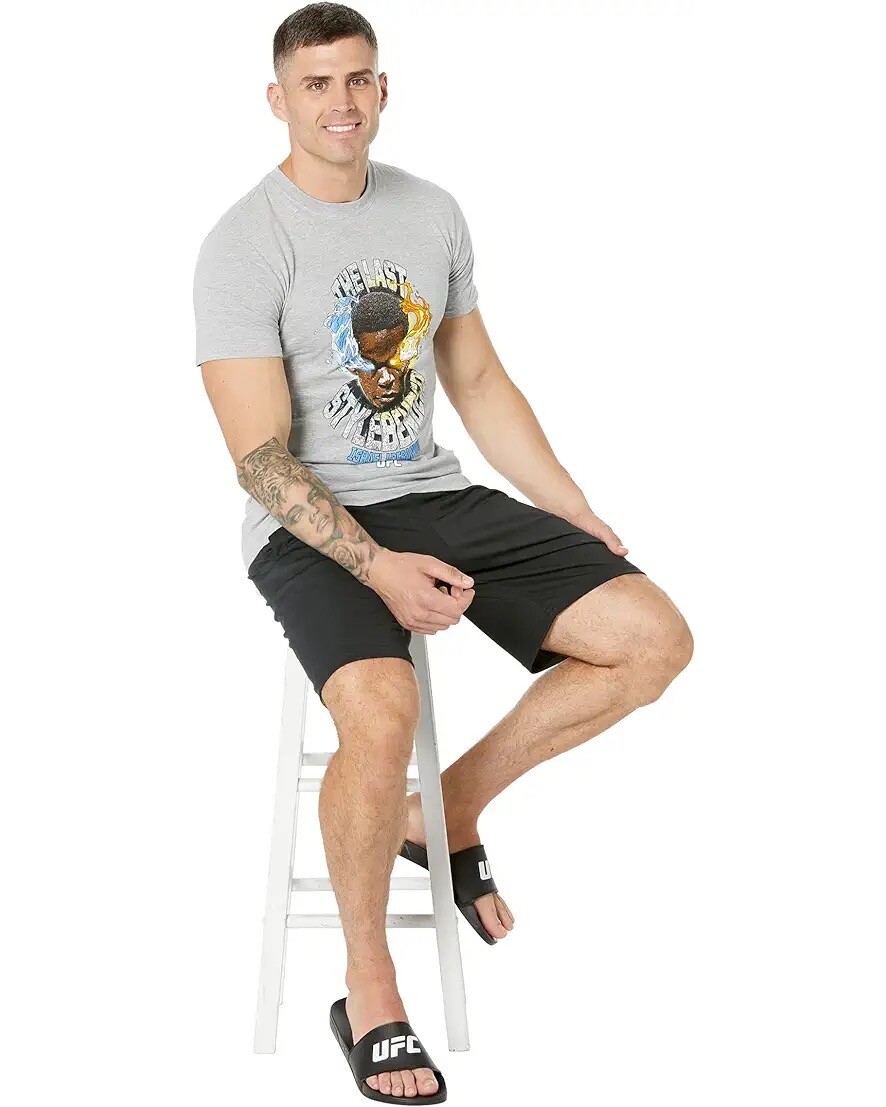 Israel Adesanya The Last Stylebender MMA Graphic Grey T-Shirt Men’s Size Large gallery
