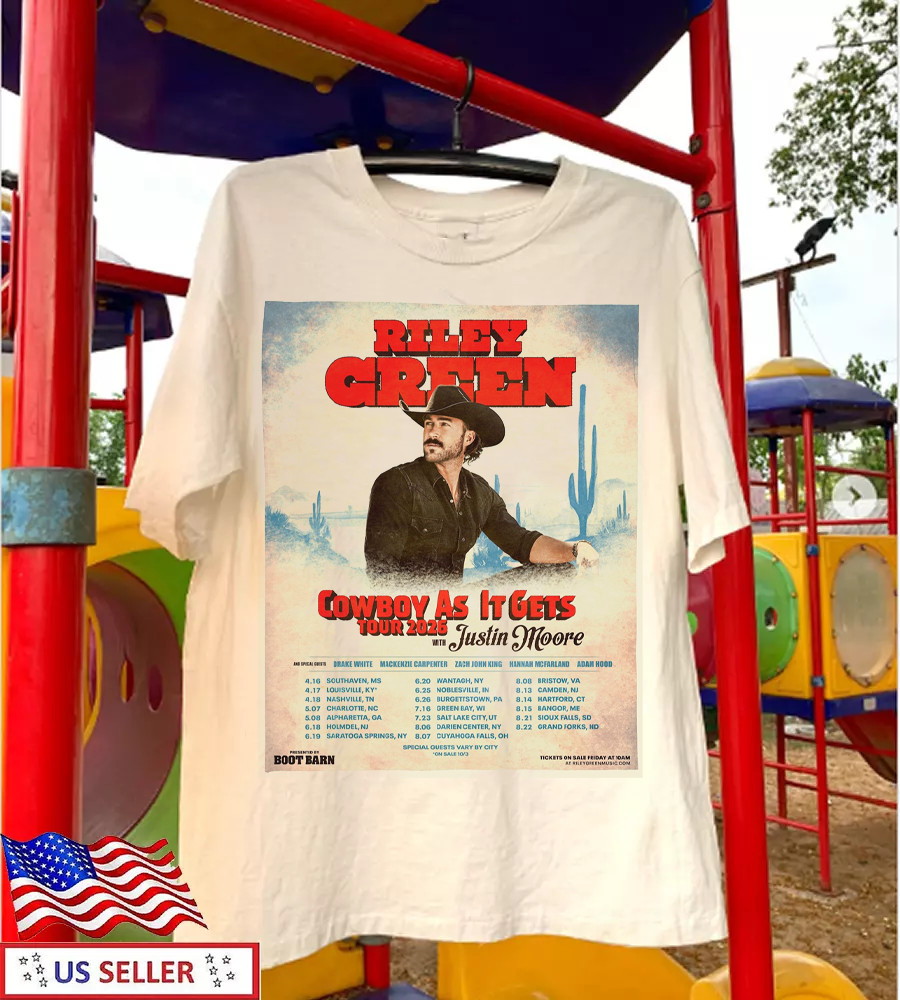 RILEY GREEN COWBOY AS IT GETS TOUR Gift for Fan T-shirt Full size S to 5X TU1621 gallery
