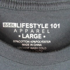 Baseball Lifestyle 101 Filthy Pink Writing T-Shirt Adult L Large Black NWT